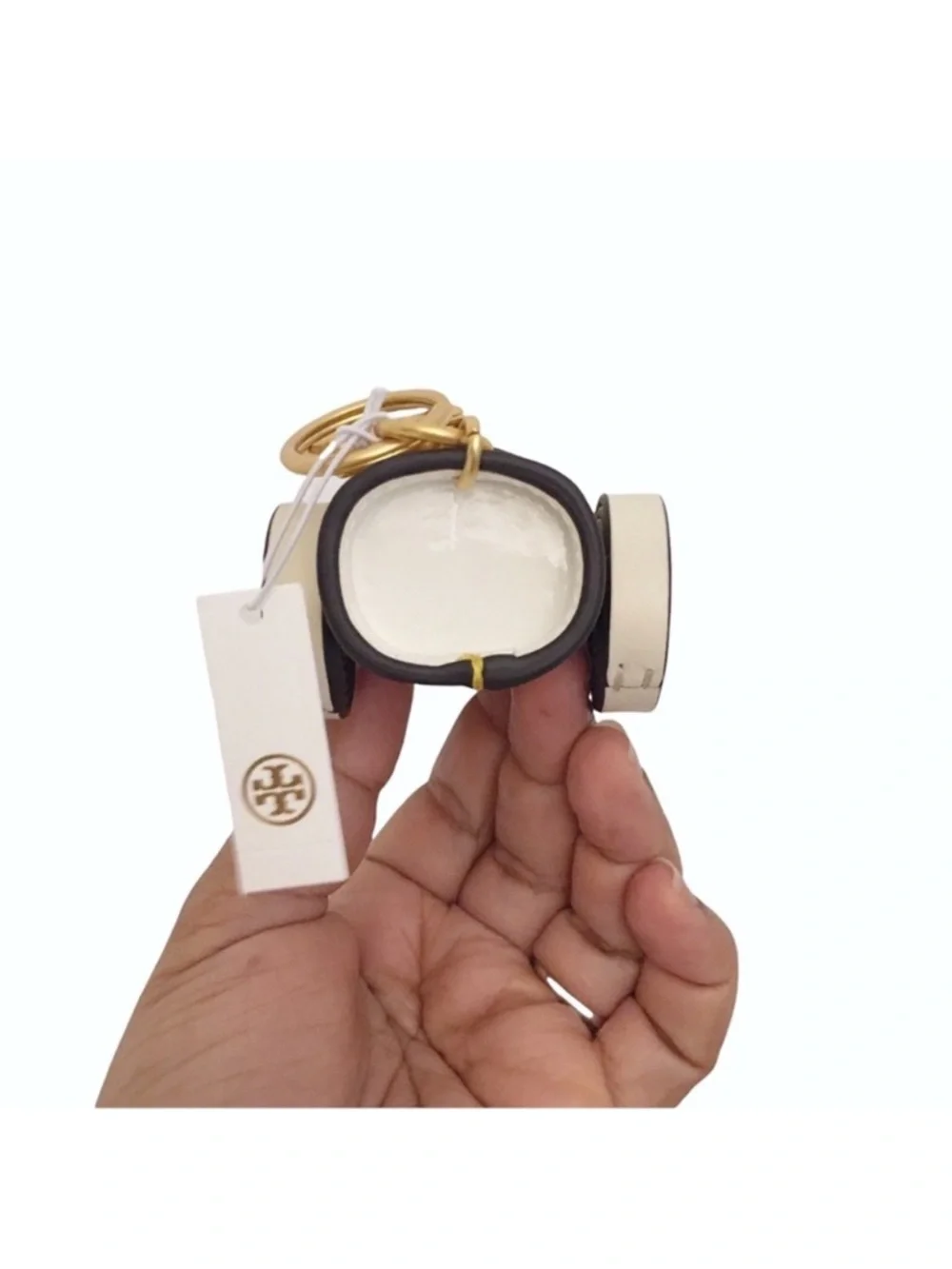 Tory Burch Mustard Yellow Convertible Car Key Ring